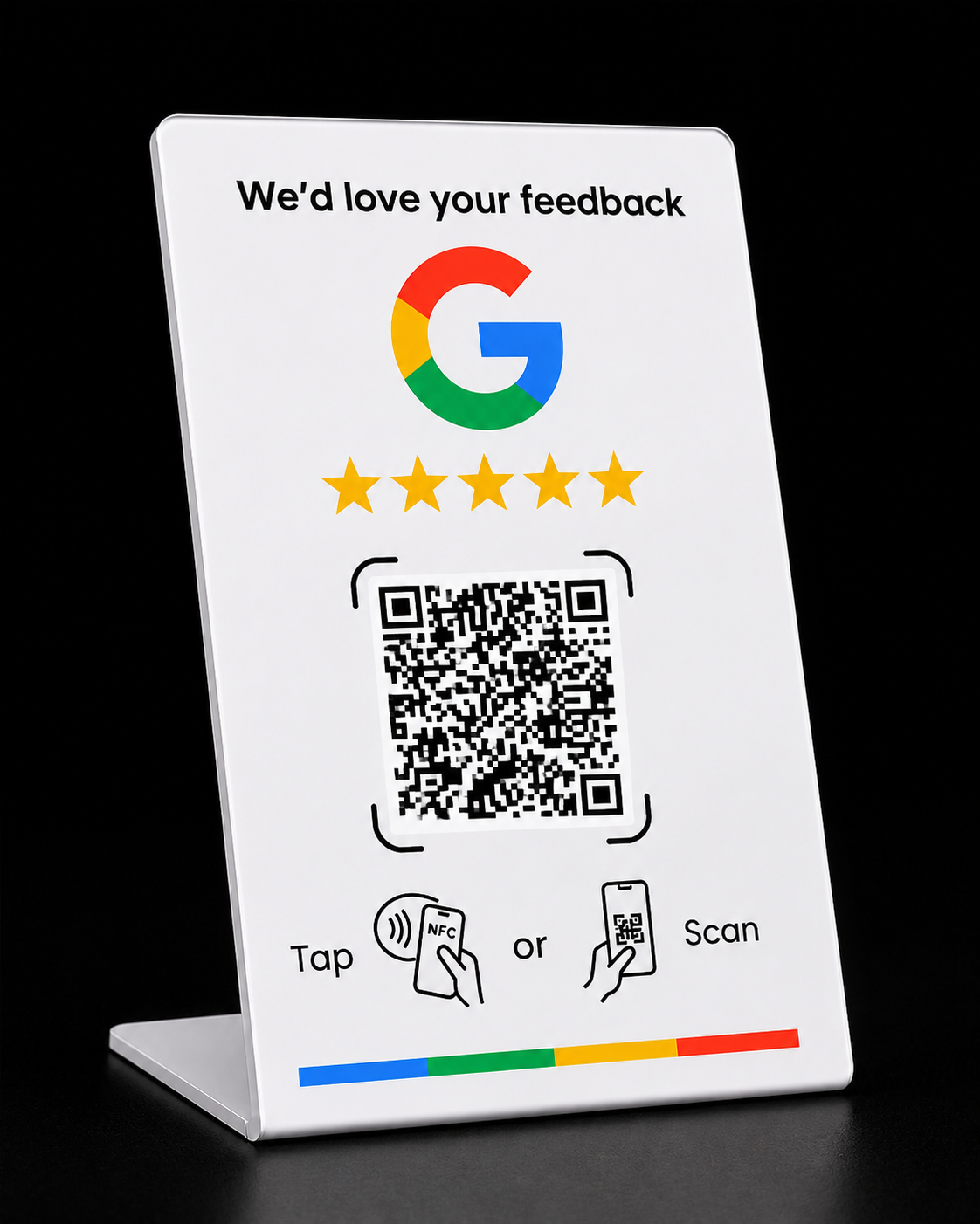 Google Review Pro Card(BLANCO)